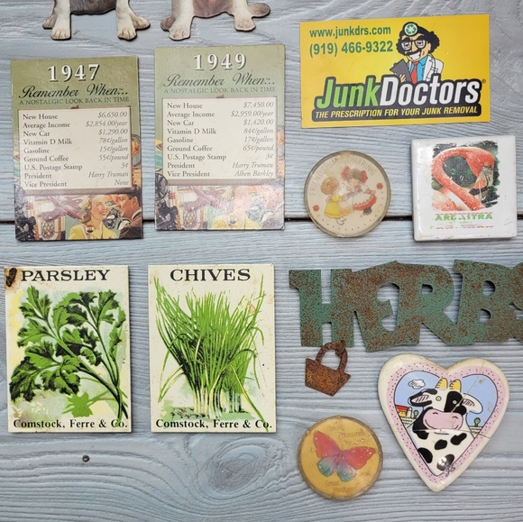 Kitchen Refrigerator Magnets - Dali, Herbs, Dogs, Butterfly, Measurement Tables - Picture 9 of 16